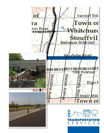 completed Stouffville Road Whitchurch-Stouffville (Highway 404 to McCowan