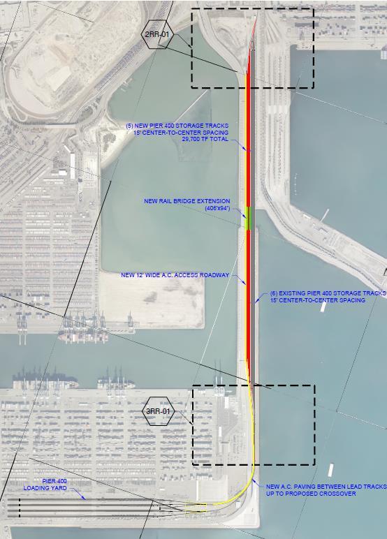 Pier 400 Corridor Storage Track Expansion