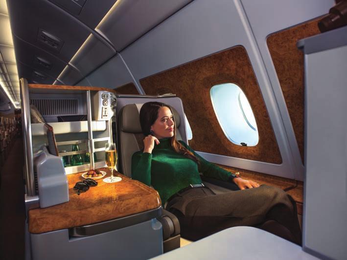 On board First Class Slide the doors closed on your own Private Suite and enjoy personal space to relax.