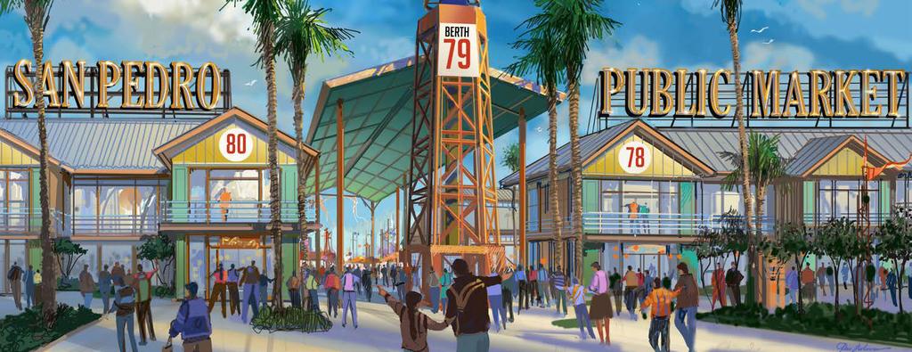 San Pedro Public Market is a key component in the ongoing, broader plan to revitalize and reenergize the LA Waterfront, and improve ocean-side