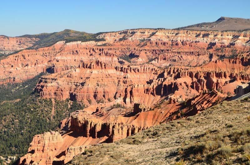 Recommended time to visit: 2 days Cedar Breaks NM Cedar Breaks Cedar Breaks is a State Park and we would call it a little brother of Bryce Canyon.
