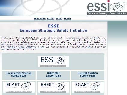 The European Strategic Safety Initiative ESSI 10 year programme (2006-2016) aimed at improving aviation safety in Europe, and for the