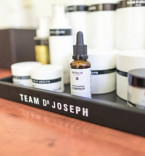 COSMETICS IT IS TIME FOR A NEW TECHNOLOGY OF SKIN CARE In our Team Dr Joseph products two worlds come together: the genius of nature and state-of-the-art technology.