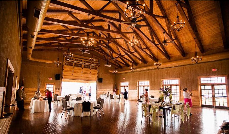 The rustic atmosphere of the venue offers a unique