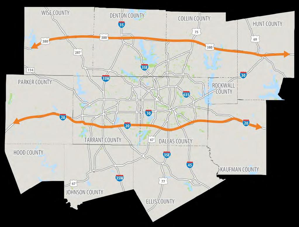 provides vital connectivity between Collin and Denton counties. Similar to for Dallas and Tarrant counties.