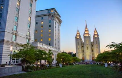 While down town, we will tour the world famous Temple Square with its beautiful gardens and museums.