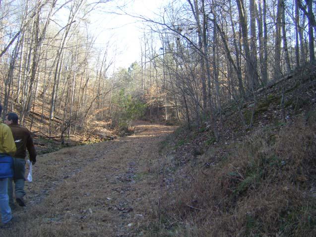 Existing Conditions Spur Trail area December 2009