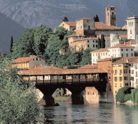 0 MAY Bassano del Grappa: Ponte Vecchio : this bridge is renowned because of the popular song of the Alpine troops.