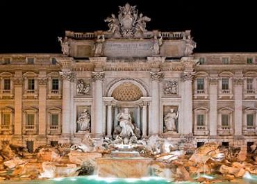 Trevi Fountain - Dramatic fountain famed for cointhrowing, Throw your wish in a coin. Vittorian - Big White monument with good views.