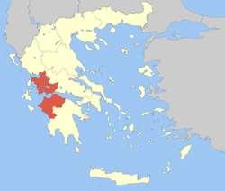Region of Western Greece: Basic Info Area Population 11.350 km 2, covering 8,6 % of the total country area. 679.