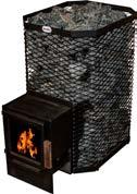 EN 15821:2010 Sauna stove (angular net casing) - Sauna stove model S-116 with heated area 8-18 m³; stove height 81 Sauna