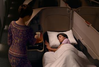 Our latest suite of cabin products is available on flights from