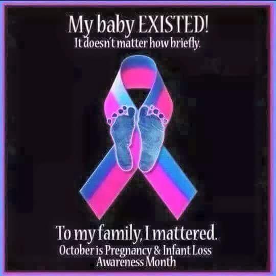 5 babies every day are still born and 1 in every 4 women have miscarried.
