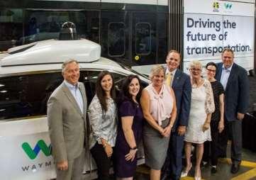 Valley Metro Partners with Waymo Valley Metro and Waymo, a division of Google, are collaborating to test autonomous vehicle (AV) trips to better understand real-life travel purpose and needs.