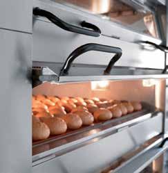 The damper will work automatically if the oven is equipped with the D1+ -panel. 2 1 3 Precision-built oven doors The only moving parts in the oven are built for a maximum service-life.