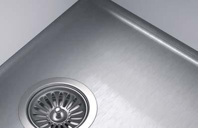 MIXA stainless steel sinks stand for style and durability.