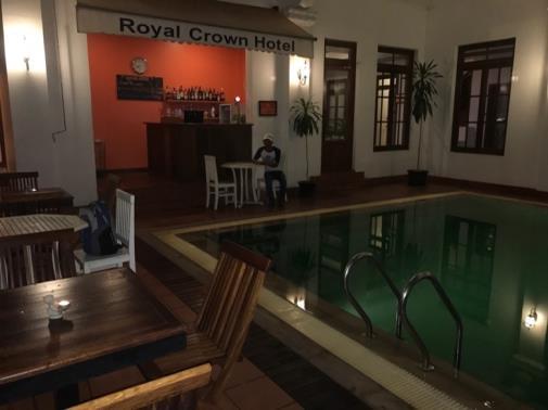 settling at the 4-star Royal Crown Hotel and Spa from Siem Reap