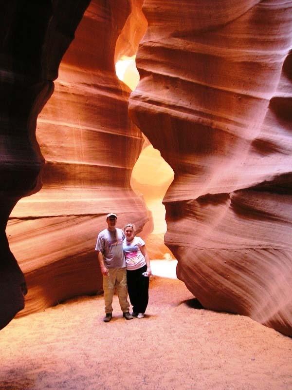 Kalyn and I at Antelope Canyon