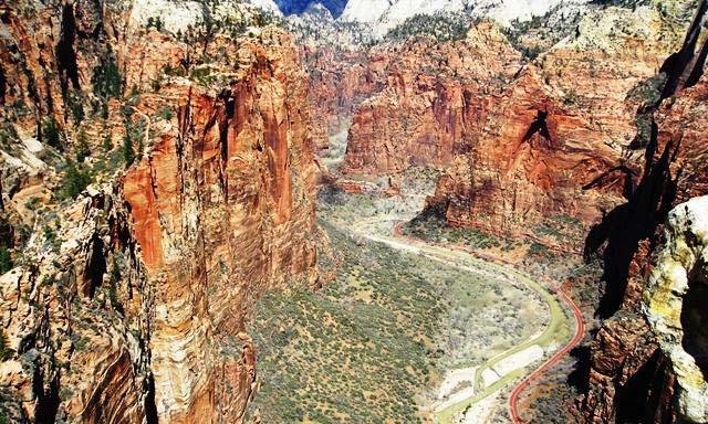 Andy and I took three hours to hike to Angel s Landing while the kids earned their Junior Ranger badge at the visitor center and had a picnic. Angel s Landing is a stunning hike.