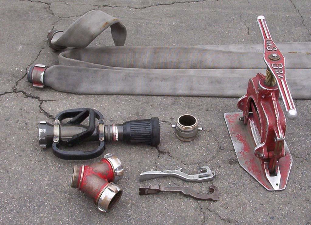 This evolution is performed in order to allow a single firefighter to safely tap into a reverse hose lay.