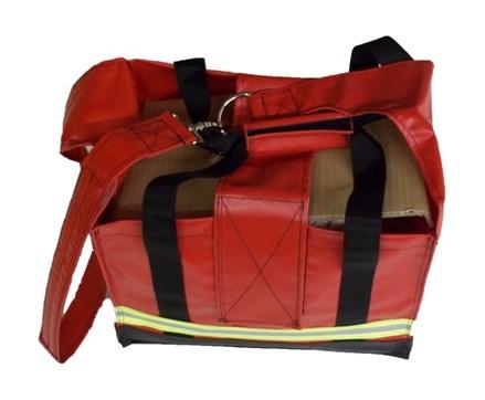 double jacket hose. Can be used over the shoulder or tandem carried. Available in Red or Black.