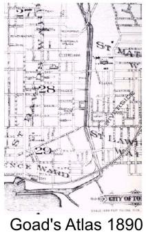 By late 1850 s, crossings at Gerrard Street (then known as Bell s Bridge) and Queen Street were built.