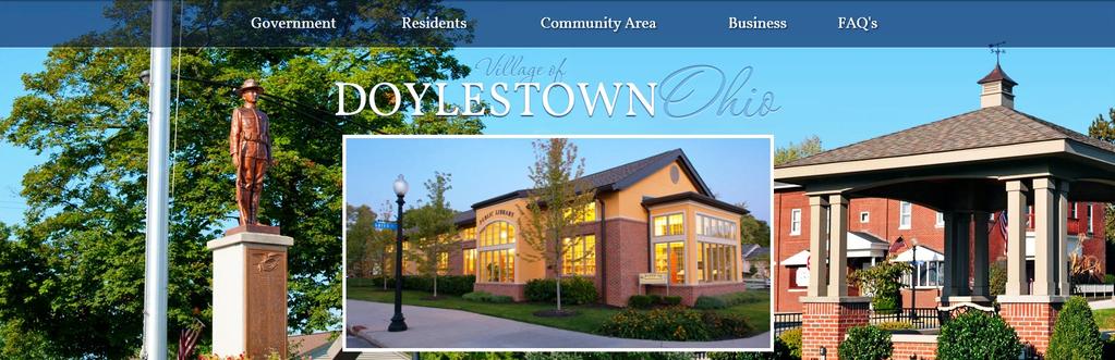Spring Issue March, 2014 Village of Doylestown Community Newsletter A Message From The Mayor... Welcome to the latest edition of the Community Newsletter!