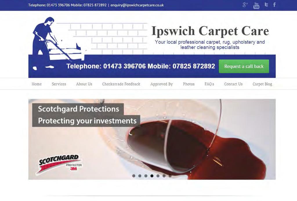 12 Ipswich Carpet Care Ipswich Carpet Care offer a complete carpet and upholstery cleaning service to clients in Ipswich, Woodbridge, Stowmarket, Colchester,
