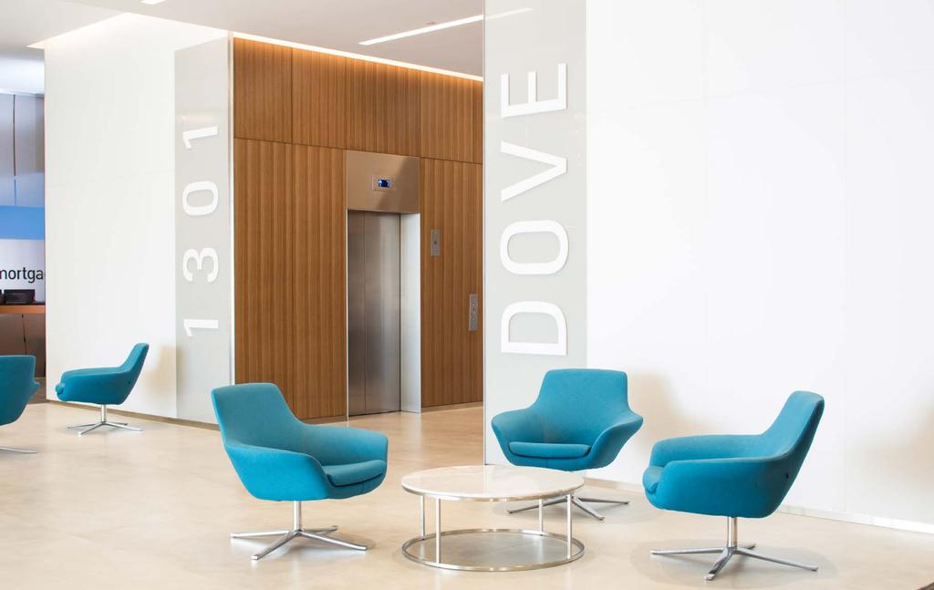 designed conference center & executive lounge.