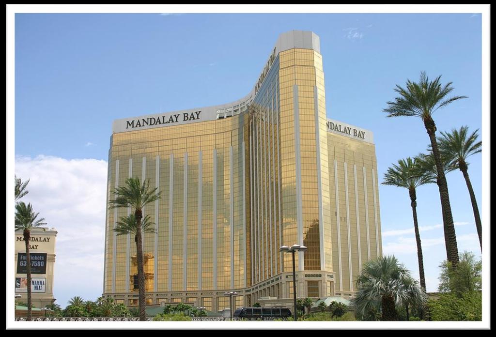 Mandalay Bay Hotel The Mandalay Bay is a 43-story luxury resort and casino on the Las Vegas Strip.
