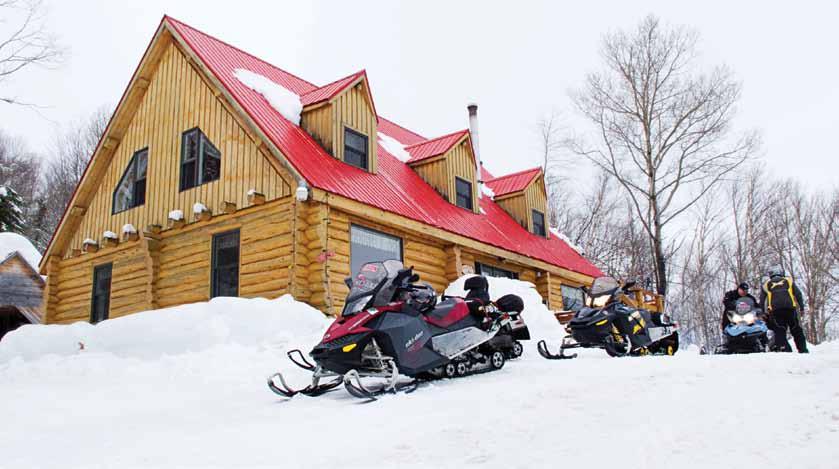 Domaine Valga is a hand-built log inn located on the edge of a lake in Saint-Gabriel-de-Rimouski. The hospitality and home cooked meals compliment the traditional Canadian atmosphere.