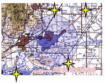 TRAVIS TACTICAL REPORTING POINTS GOLF or North Entry (SUU/355/5) TEALL (SUU/212/7) Museum (SUU/110/4) Expect random maneuvering over the top of and in the vicinity of all