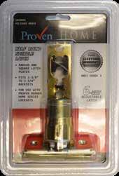 LOCKSETS HALF ROUND SPINDLE LATCH - POLISHED BRASS (shown) EDP# 1019026 - SATIN NICKEL EDP# 1019035 Includes radius and