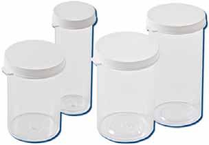 These jars are economical and ideal for storage of lab specimens, supplies or powders. Many industrial applications. Maximum temperature polypropylene is 121 C.