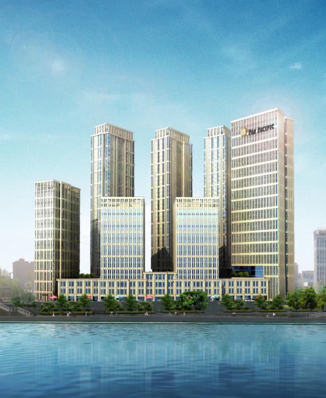 The Esplanade, Tianjin Mixed development, along HaiHe River, comprising four blocks of 522 apartments, a 319-room hotel, 17,075 sqm office and 6,164 sqm retail space. 90% stake.