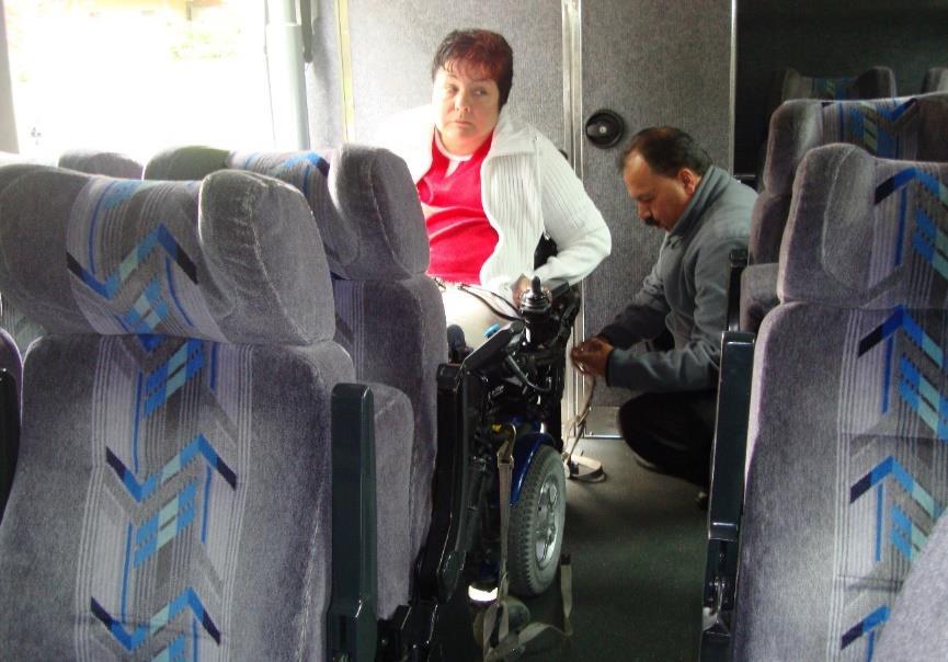 Intercity transportation (Buses) Certain companies own buses with accessible