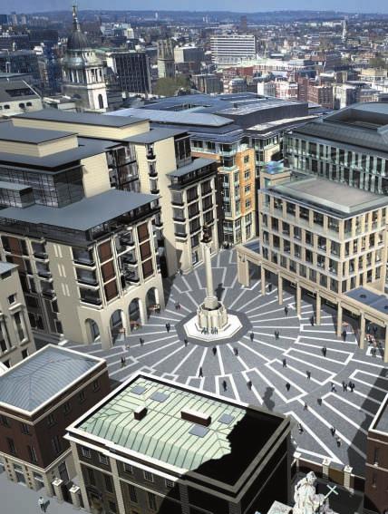 INTERNATIONAL BUSINESS Construction Commenced on Paternoster Square Redevelopment Project 777 Tower Designed by Cesar Pelli, this office building located in Los Angeles, California was completed in