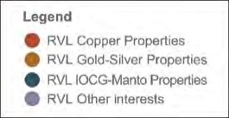 The property is located along trend of important copper mines such as Spence and Sierra Gorda.