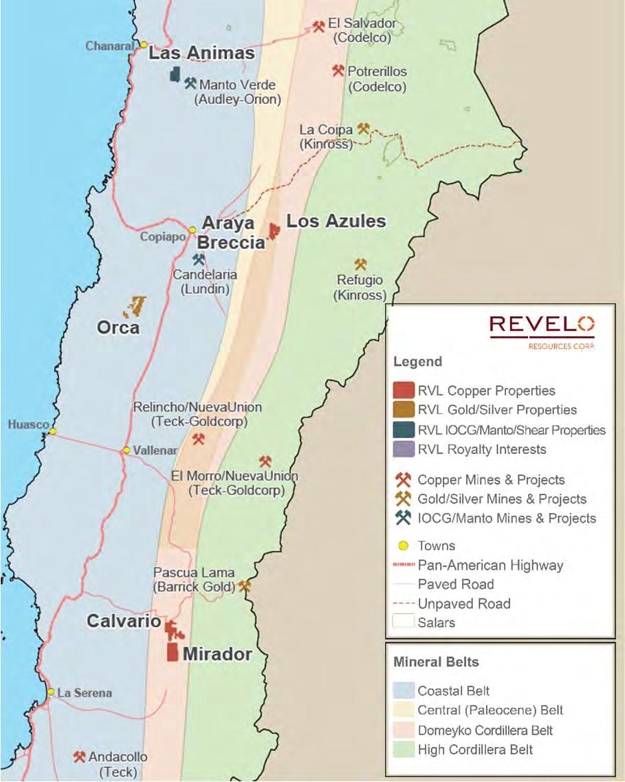 The reader is cautioned that there is no evidence to date that a comparable mineral resource or similar potential production levels could be found at Cerro Buenos Aires.
