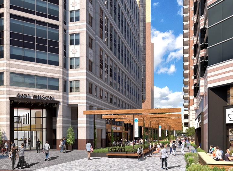 This is Ballston Exchange A PAIR OF CLASS A OFFICE BUILDINGS RE-IMAGINING THE TRADITIONAL WORKPLACE ENVIRONMENT, GRANTING ACCESS TO A WORLD BEYOND WORK Welcome to the heart of Arlington's burgeoning