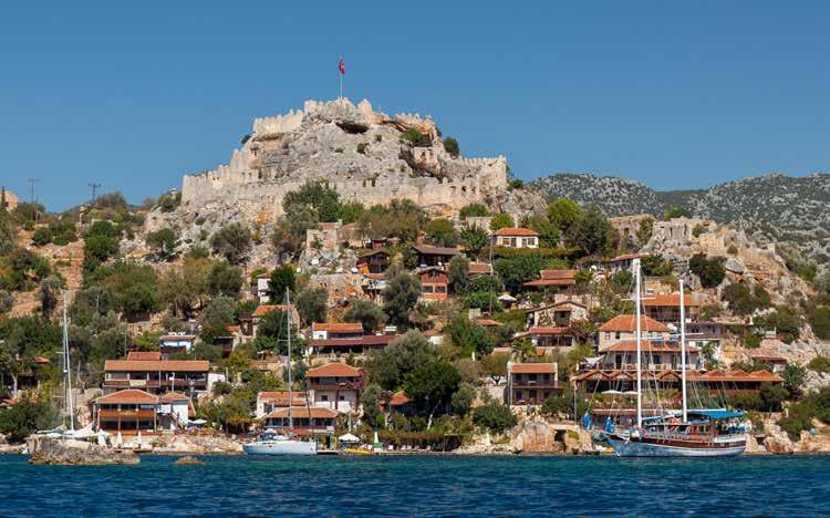 Simena The southwest coast of Turkey has been attracting visitors for thousands of years.