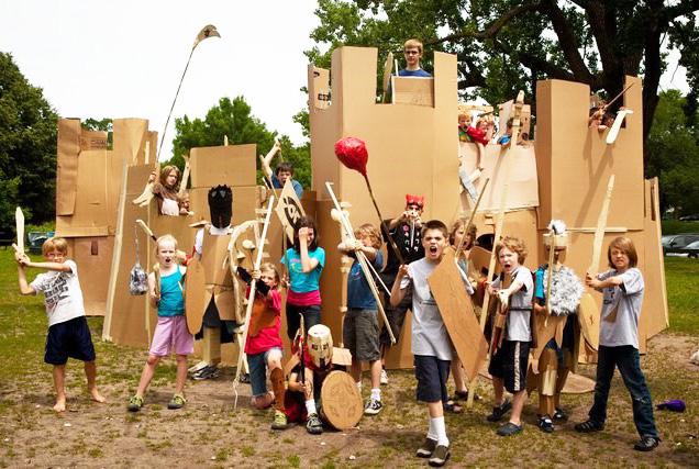 projects and having the summer of a life-time! CARDBOARD CREATION CAMP Calling all young engineers!