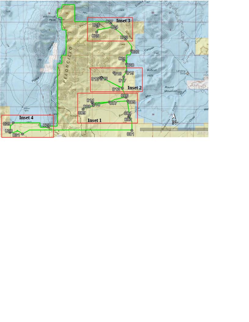 Section 3: Description of the Unit Boundary, Routes, and Impacts Reference and Inset Maps olm