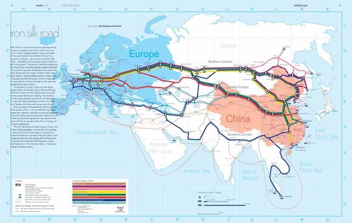 7] The idea of having a rail line and a highway between New York and London was actually proposed by Vladimir Yakunin, then President of