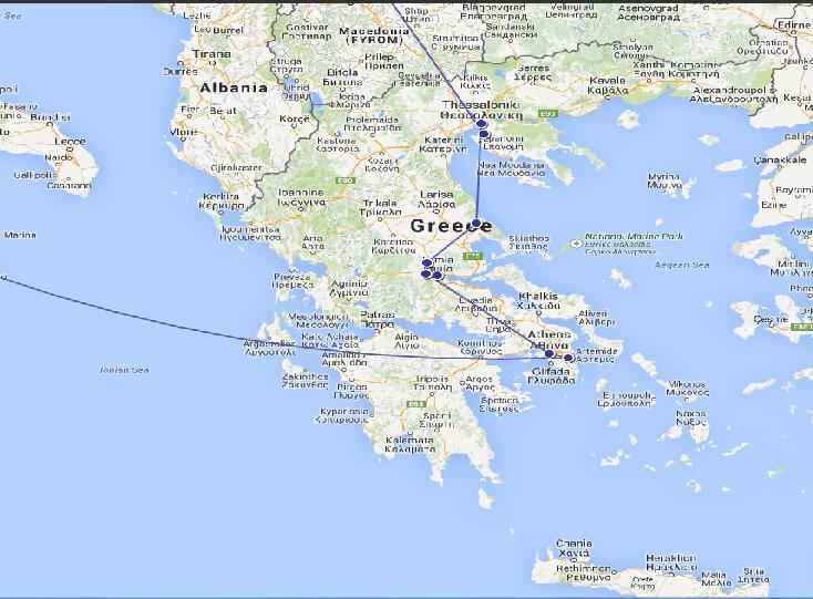 First draft program of CONT mission to Greece (24-25 September 2015) Wednesday 23 September Arrival of CONT Members to Thessaloniki Thursday 24 September 8:00 Departure from hotel 8:15 Inspection of