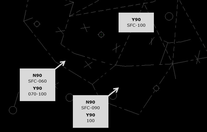 4. Airspace delegation: e. PVD ATCT and Y90 TRACON: 1. Control on contact: (a) For descent (not below 5,000 ) and turns up to 30 degrees. 2.