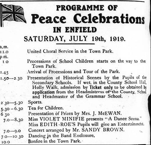 programme of