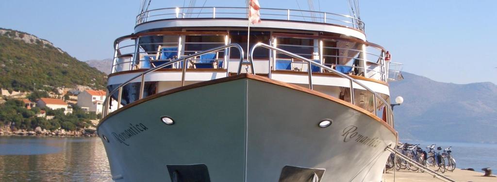 6 m wide and has a solid steel structure. The ship has an elegant appearance which is well maintained.