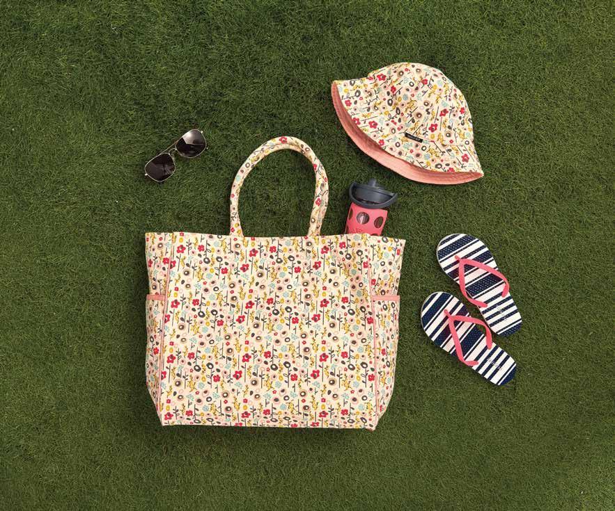 CARRY-ALL TOTE/BEACH BAG This large durable tote is versatile for everyday use or holding