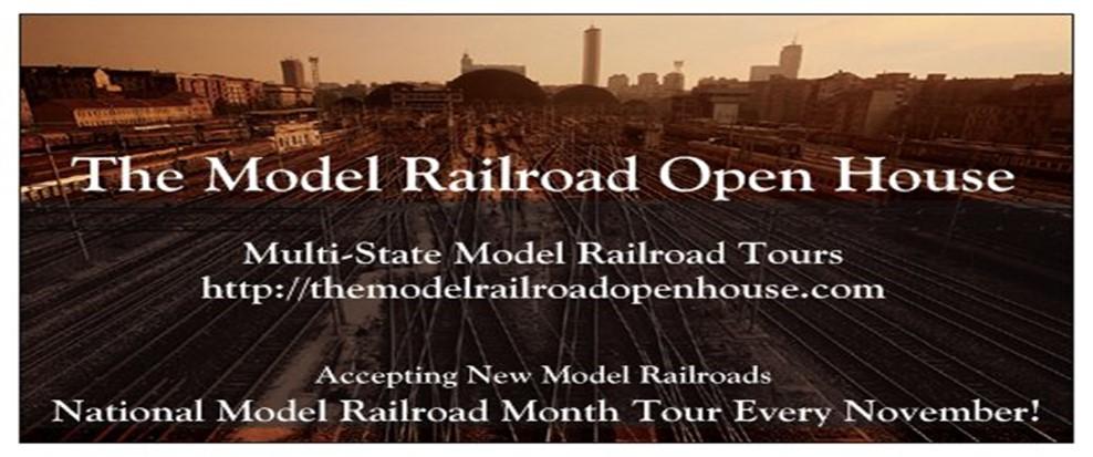 Mark your calendar now for the National Model Railroad Month layout tours coming up this November. This will be for the first three weekends in November.